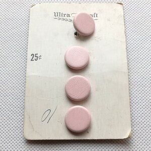 🎯 10 for $10 / Pink Vintage Sewing Buttons